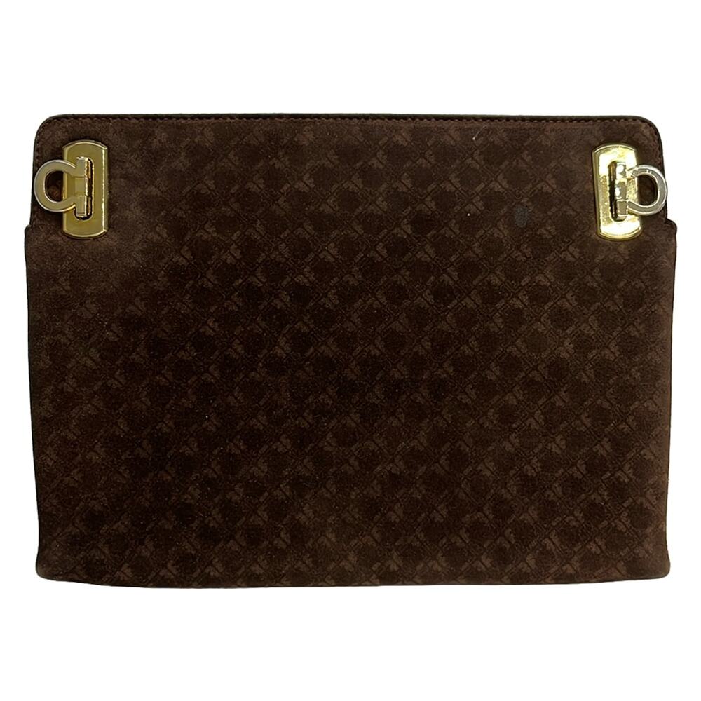 Salvatore Ferragamo Gancini Clutch Bag